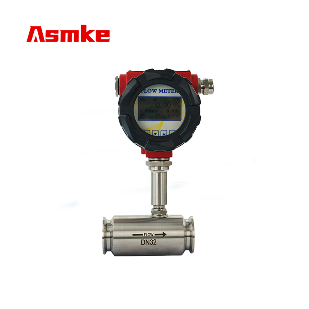 Asmke Liquid Turbine Flowmeter Clamp Connection