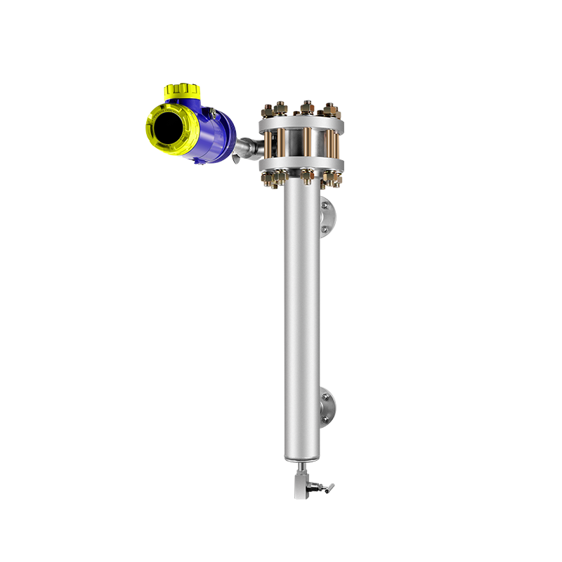 Displacer level transmitter with standard/generic electronic transmitter head (non-Fisher)
